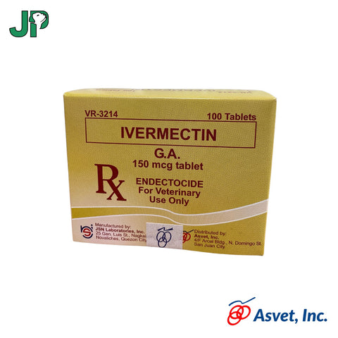 G.A. Ivermectin - 100 Tablets