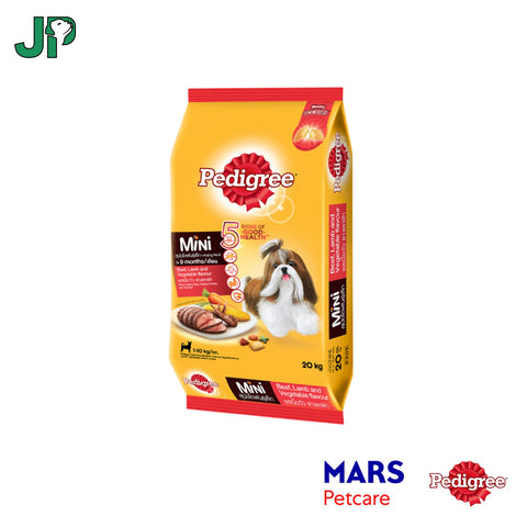 Pedigree Dry Mini Beef, Lamb & Vegetable 20kg