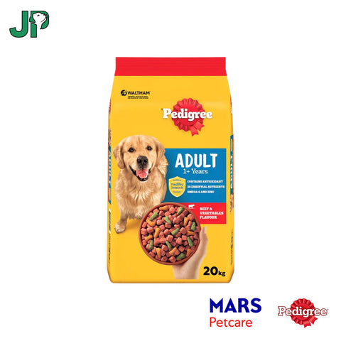 Pedigree Dry Adult Beef & Vegetable 20kg